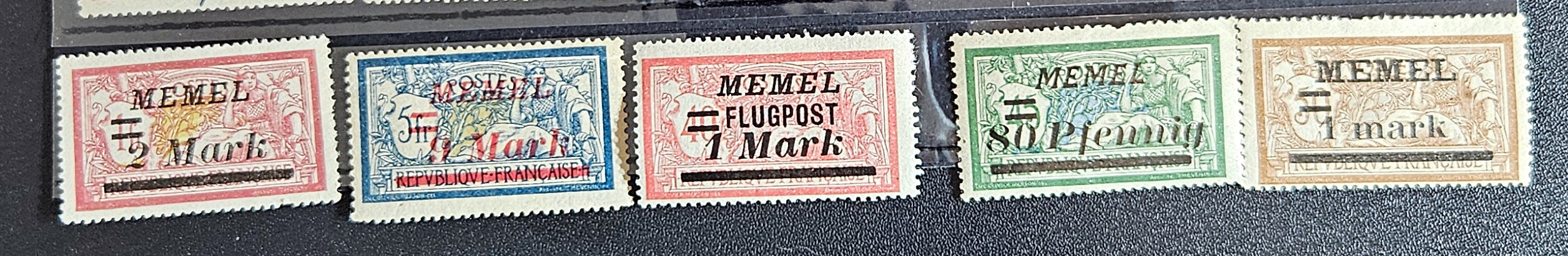Memel vintage stamps