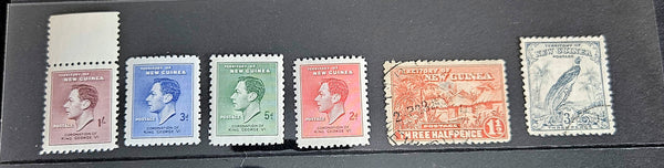 British Commonwealth vintage Papua stamps