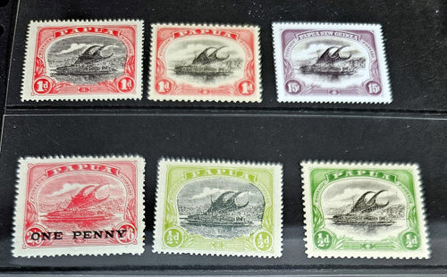 British Commonwealth vintage Papua stamps