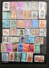 Genuine vintage postage stamps of famous people of India.