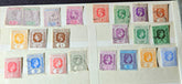 Authentic vintage Leeward Islands postage stamps archive featuring various royal eras by StampArtefact.