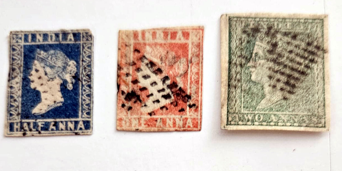 Vintage India Stamps of Queen Victoria