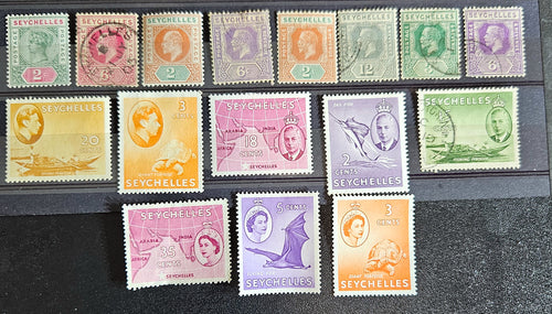 Vintage Seychelles Stamps