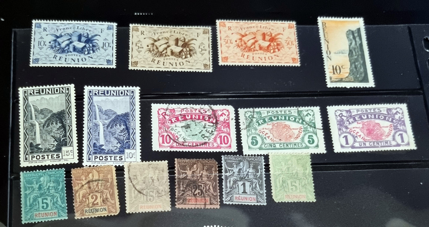 Vintage French Colonies Stamps set 2