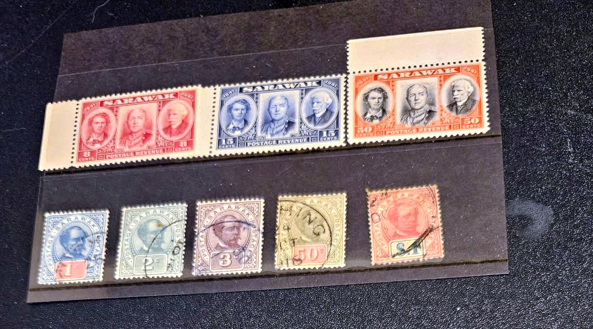 Vintage Sarawak stamps