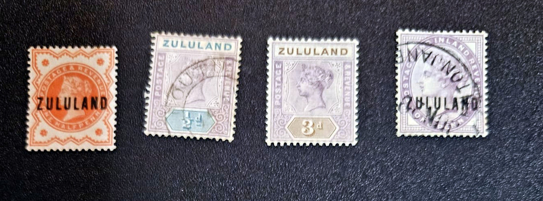 Vintage zululand stamps