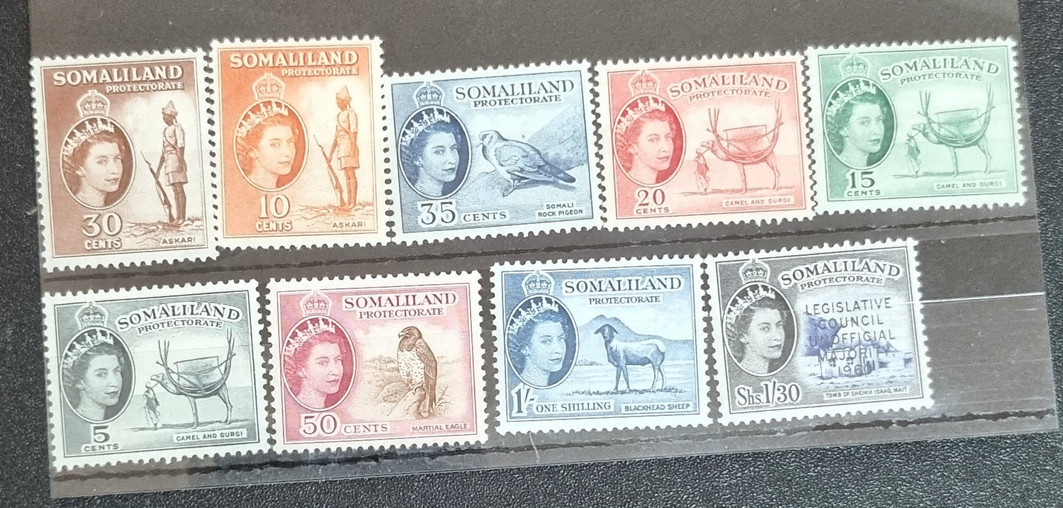 Vintage Somaliland stamps