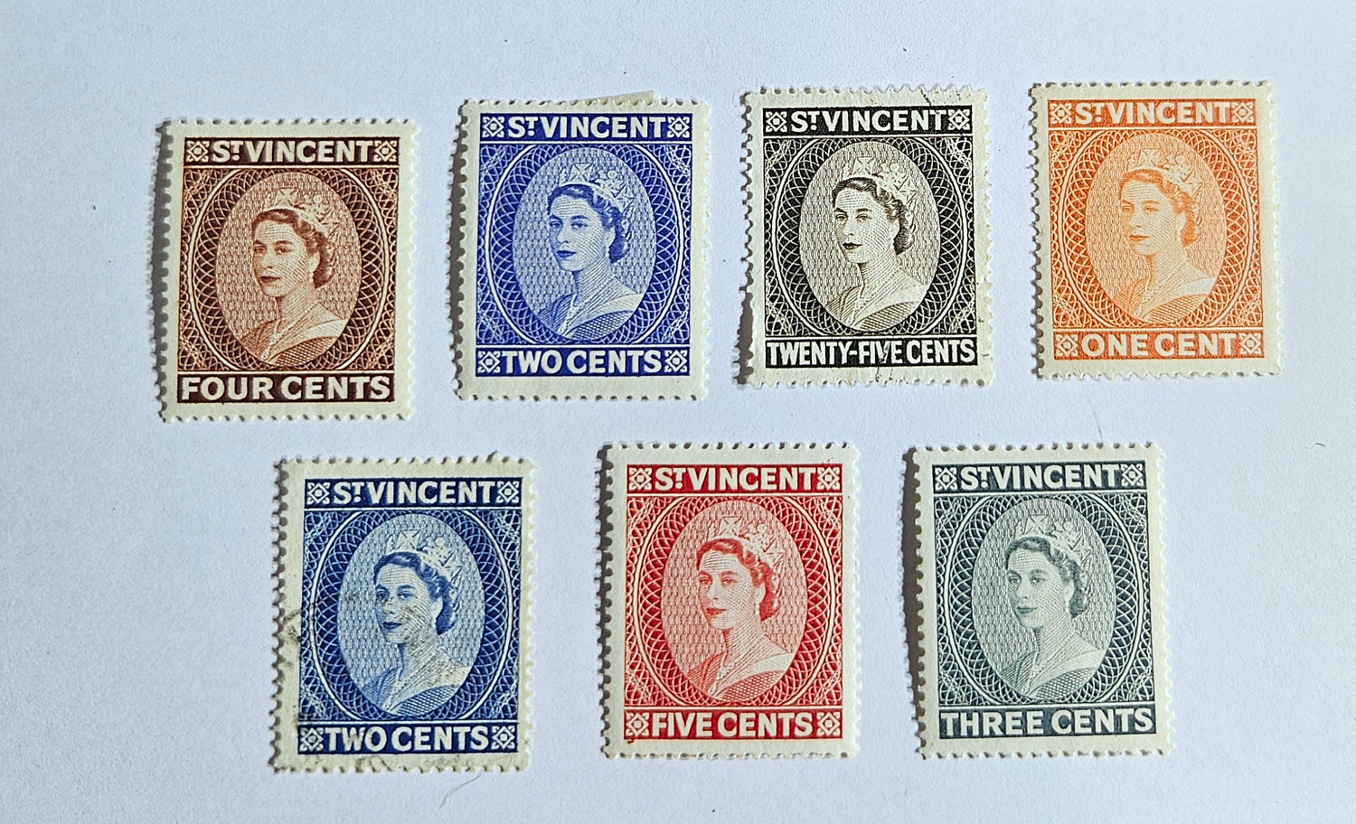 British Commonwealth vintage St Vincent stamps