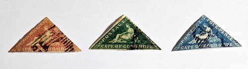 Cape of Good Hope Triangle set of stamps