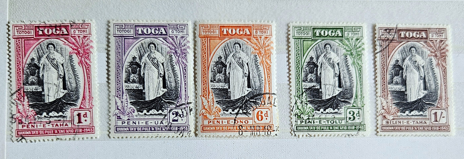 Vintage Toga Tonga stamps