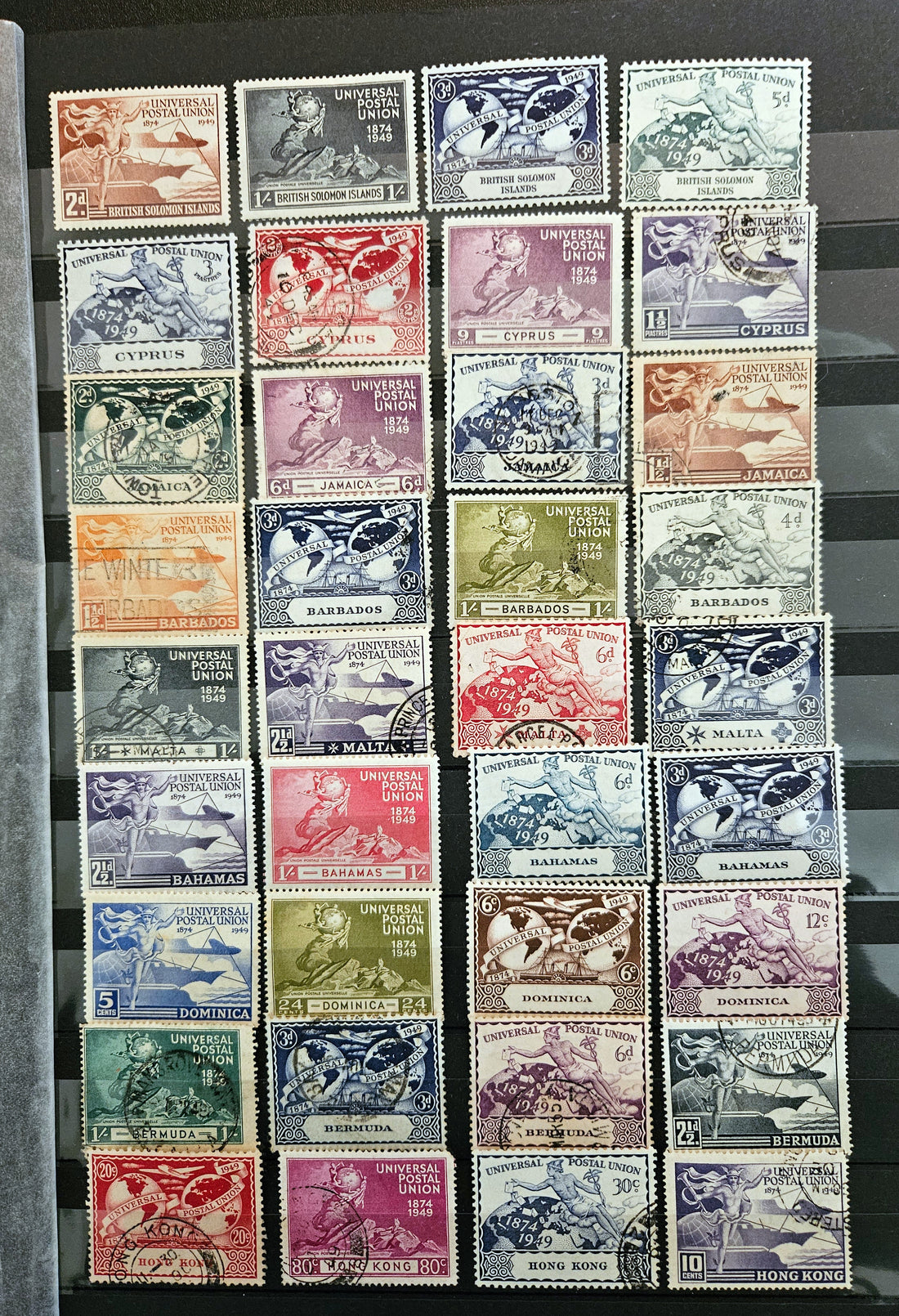 1949 UPU Omnibus commonwealth stamps sets 70+