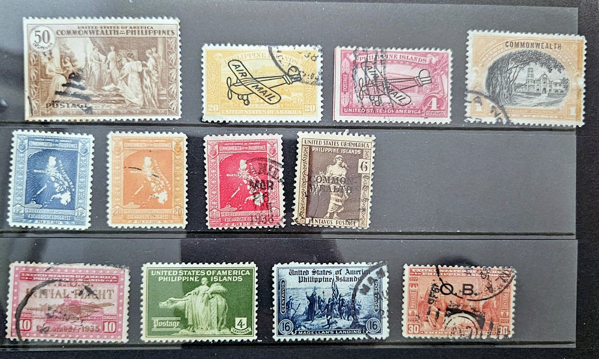 Vintage Philippines colonial stamps — Detail View 5