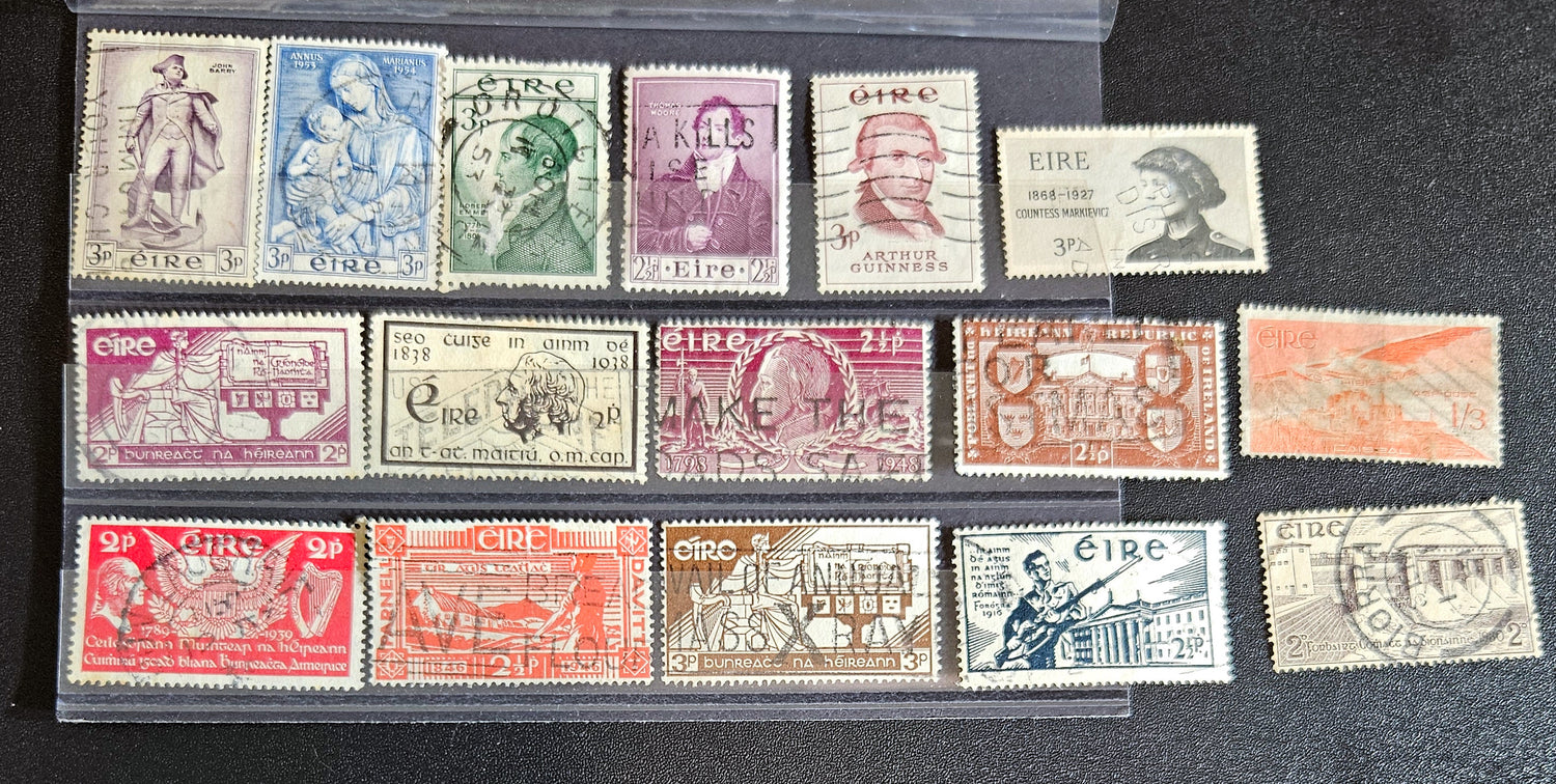 Vintage Ireland stamps