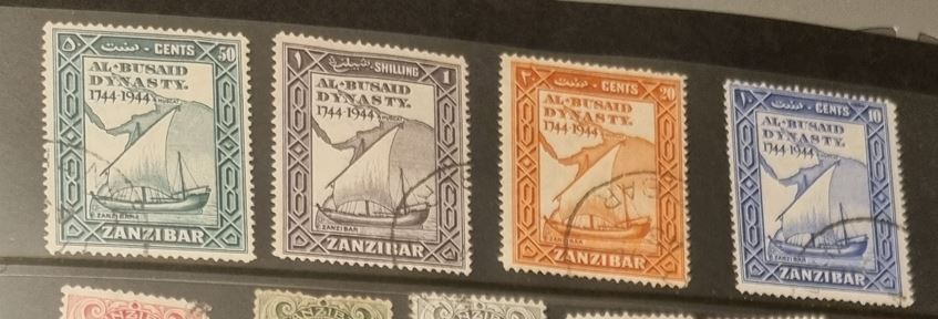 Vintage Zanzibar stamps (part of Tanzania now)