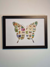 Unique gifts of Butterflies stamp based art
