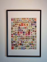 Unique gifts of Flower stamp based art