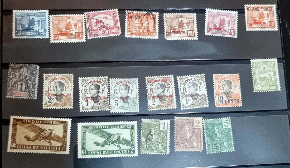 Vintage French Colonies Stamps