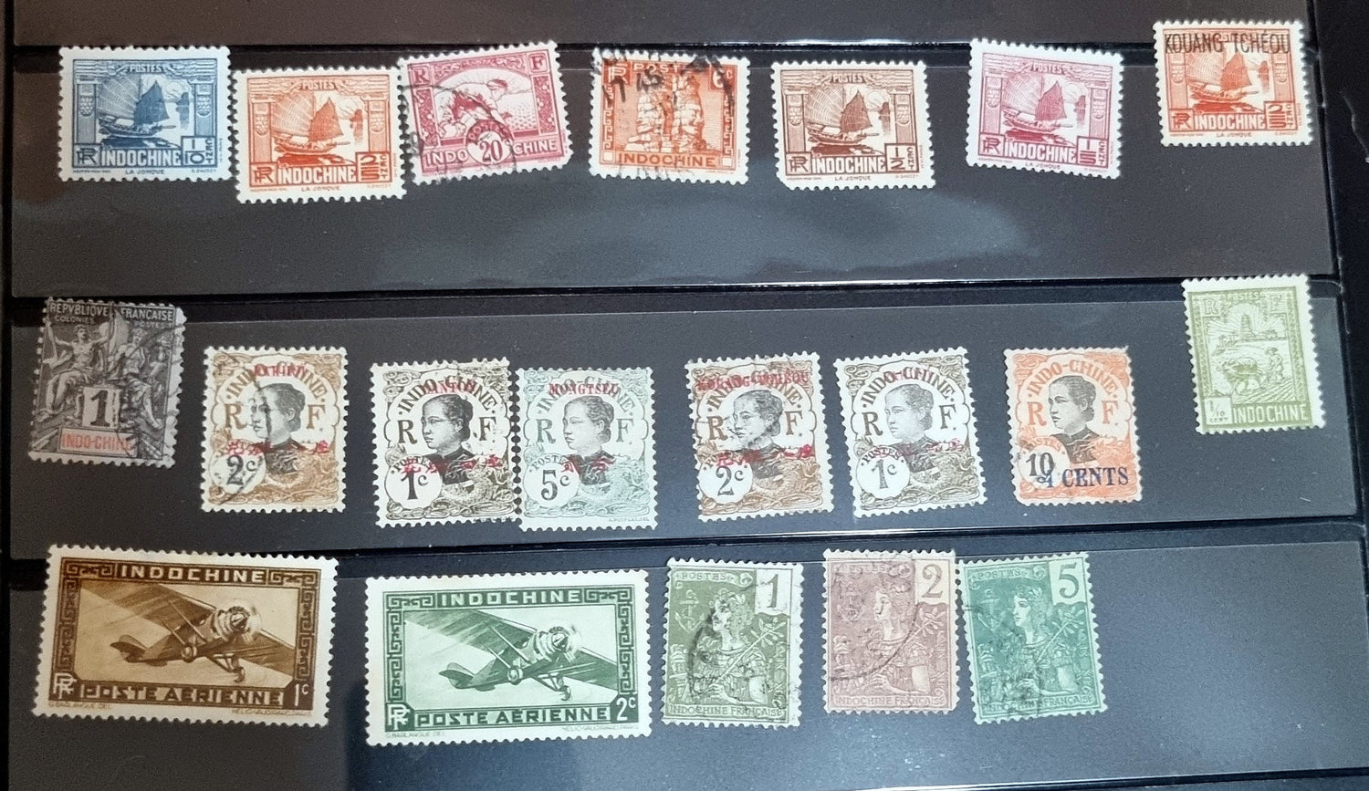 Vintage French Colonies Stamps