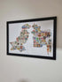  Unique gifts of Pakistan Bangladesh stamp based art