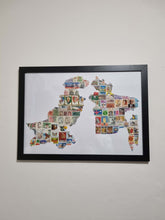  Unique gifts of Pakistan Bangladesh stamp based art