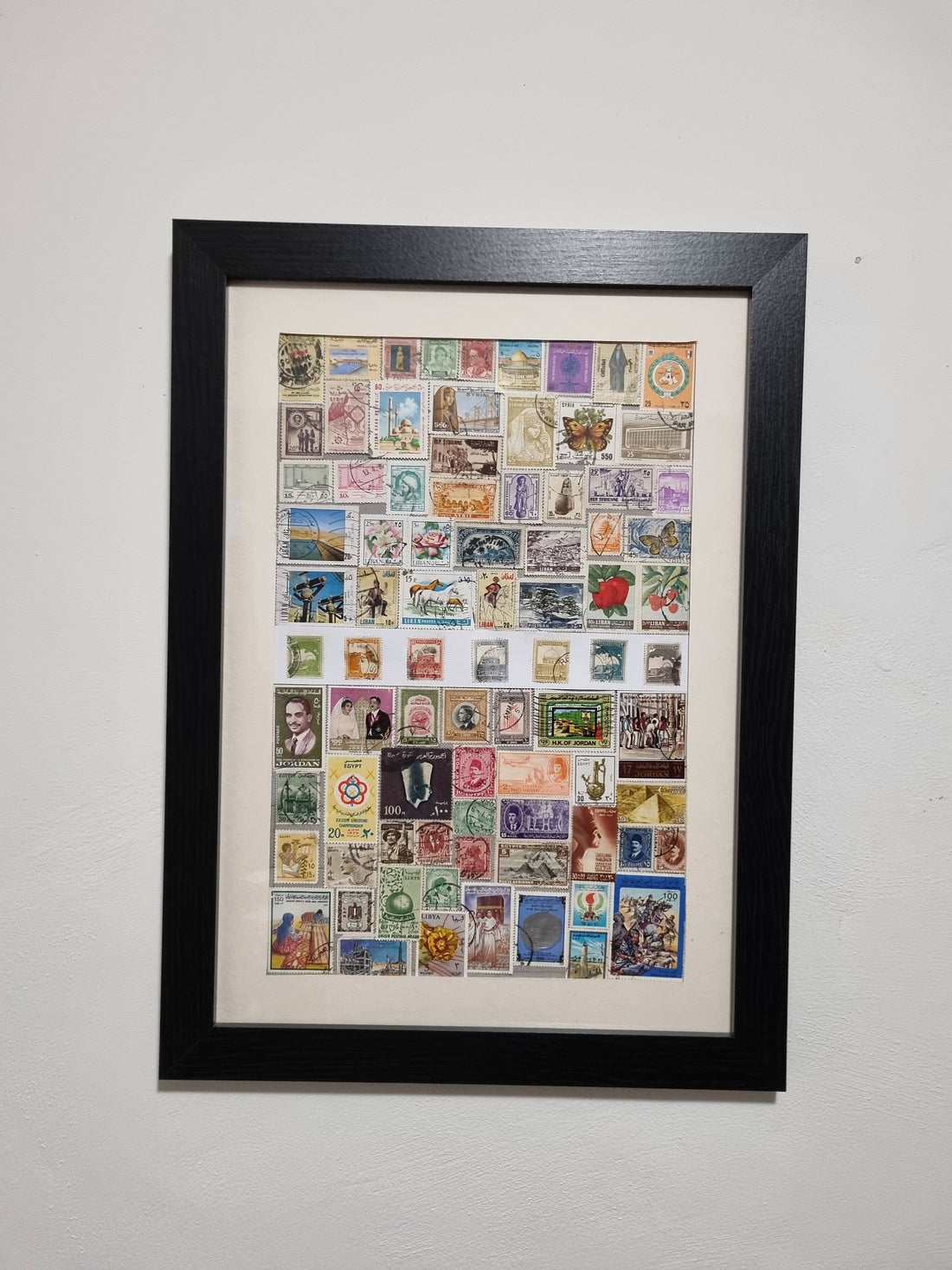 Unique gifts of Levant countries stamp based art