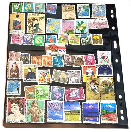 Japan stamps - Vintage and Modern sets all different