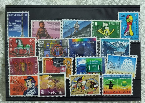 Switzerland Stamps - 50/100/200 Stamps all different