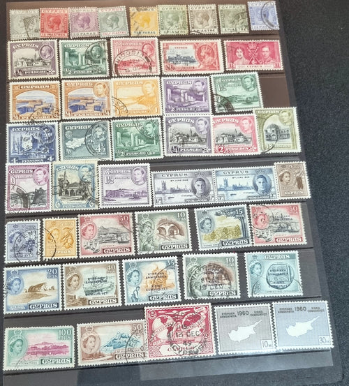 Vintage Cyprus stamps