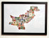 Unique gifts of Pakistan stamp based art