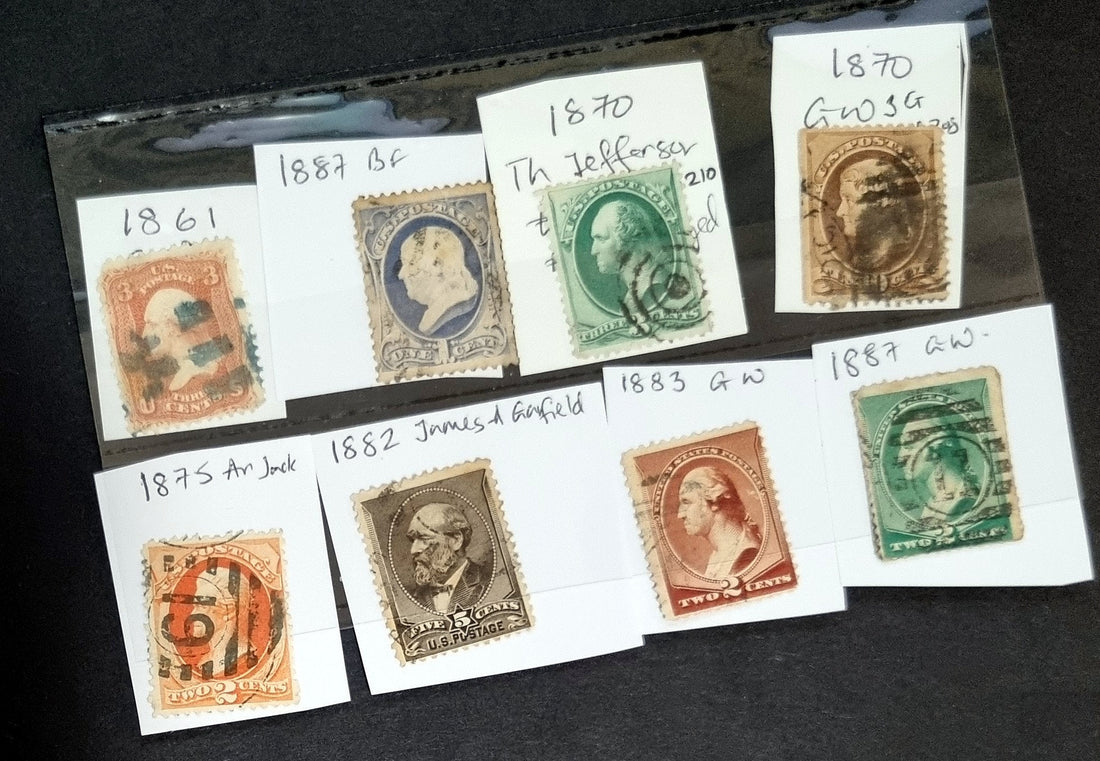 Vintage USA stamps 1860 plus