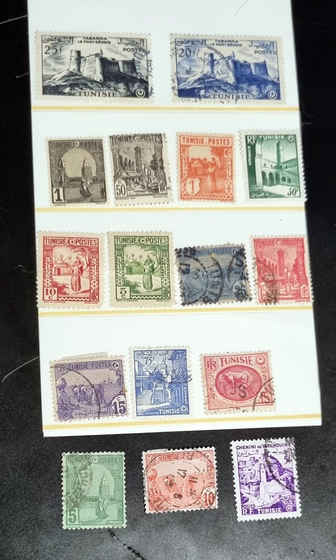 Vintage French Colonies Stamps set 2