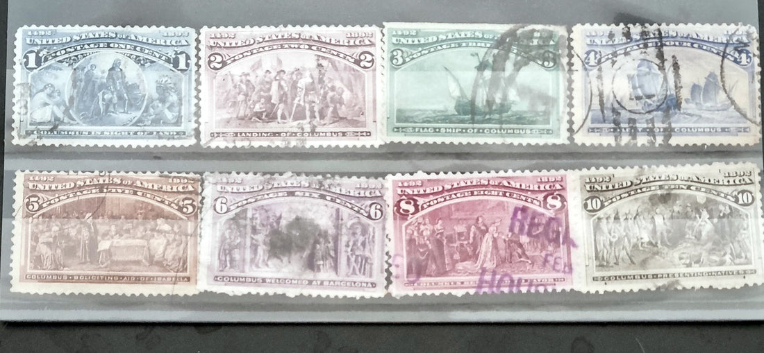 USA vintage commemorative stamps