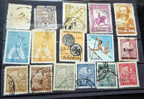Portuguese India vintage stamps