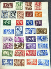 Vintage GB King George VI Stamp collections