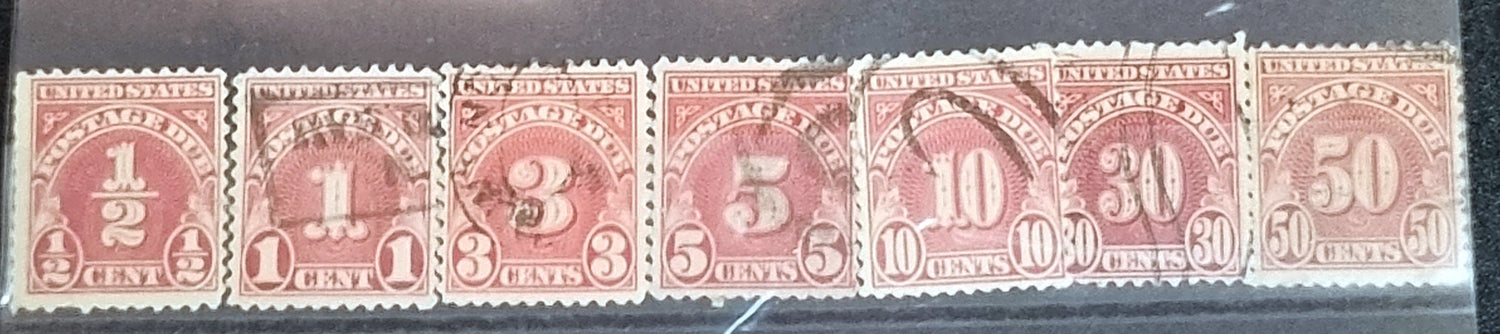 Vintage US Postage stamps from early 20th Century