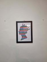 Unique gifts of Queen Elizabeth II stamp based art