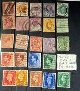 Vintage GB stamps