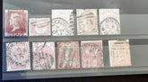 Queen Victoria red stamps