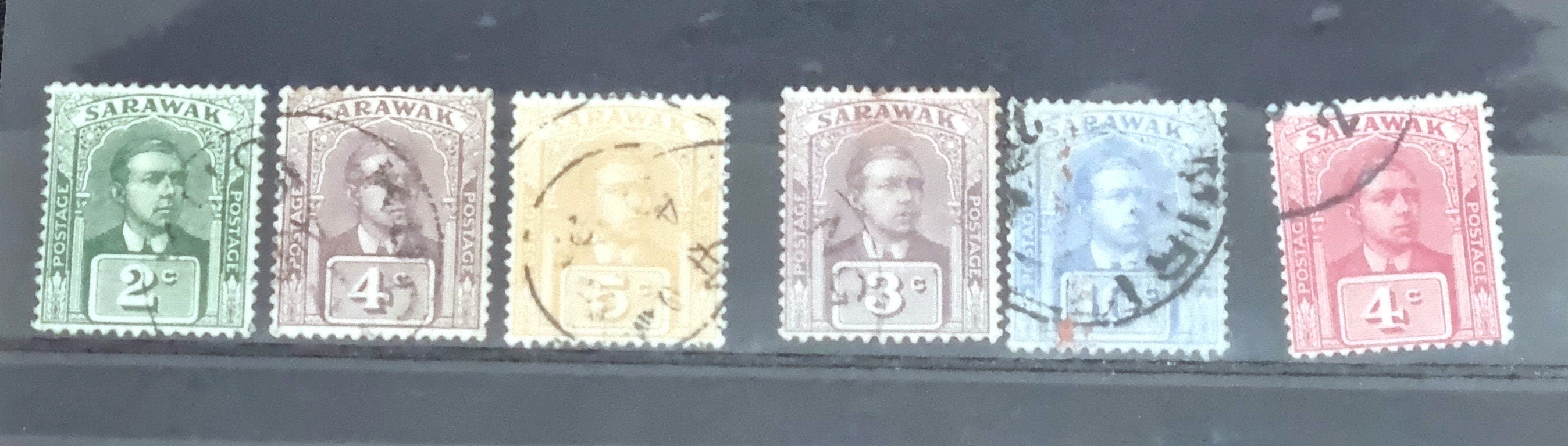 Vintage Sarawak stamps
