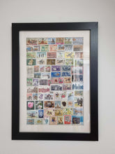 Unique gifts of Southern African countries stamp based art