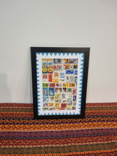 Unique gifts of Sports themed stamp based art