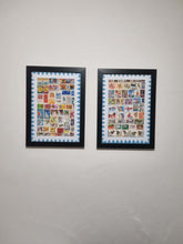 Unique gifts of Sports themed stamp based art