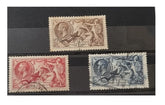  exquisite 1918 vintage stamp set of Seahorses 